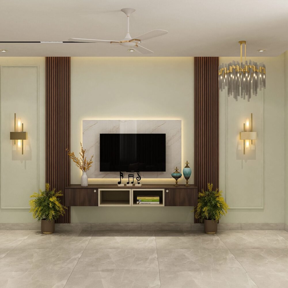 Modern Grey Vitrified Square Tiles Flooring Design