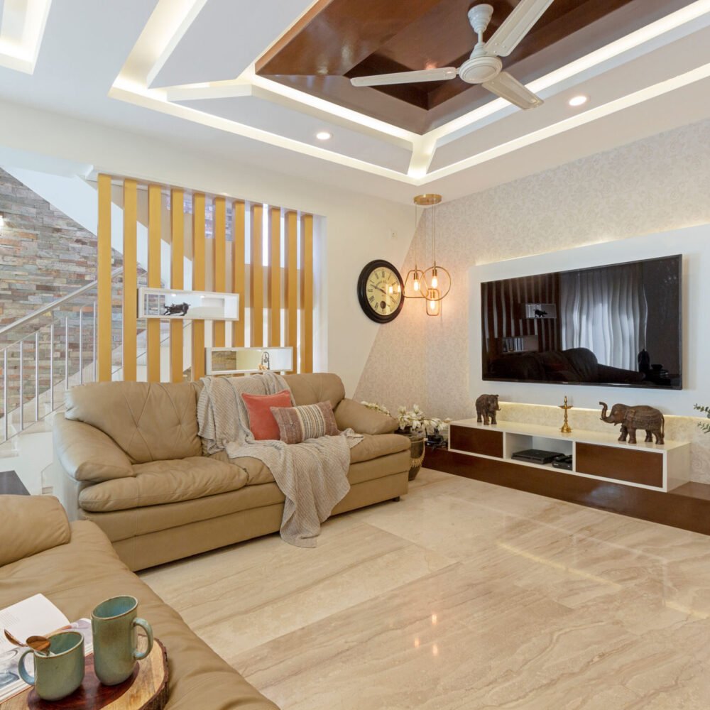 Contemporary 3 BHK Flat with Master Bedroom, Kids Bedroom and Floor to Ceiling Storage