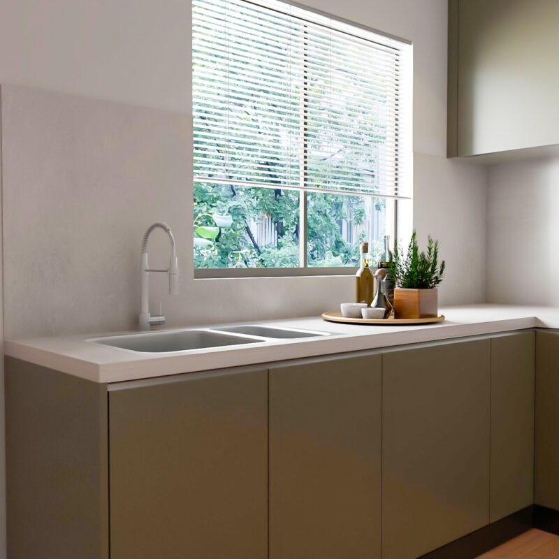 Durable Top-Mount Stainless Steel Double Bowl Kitchen Sink Design