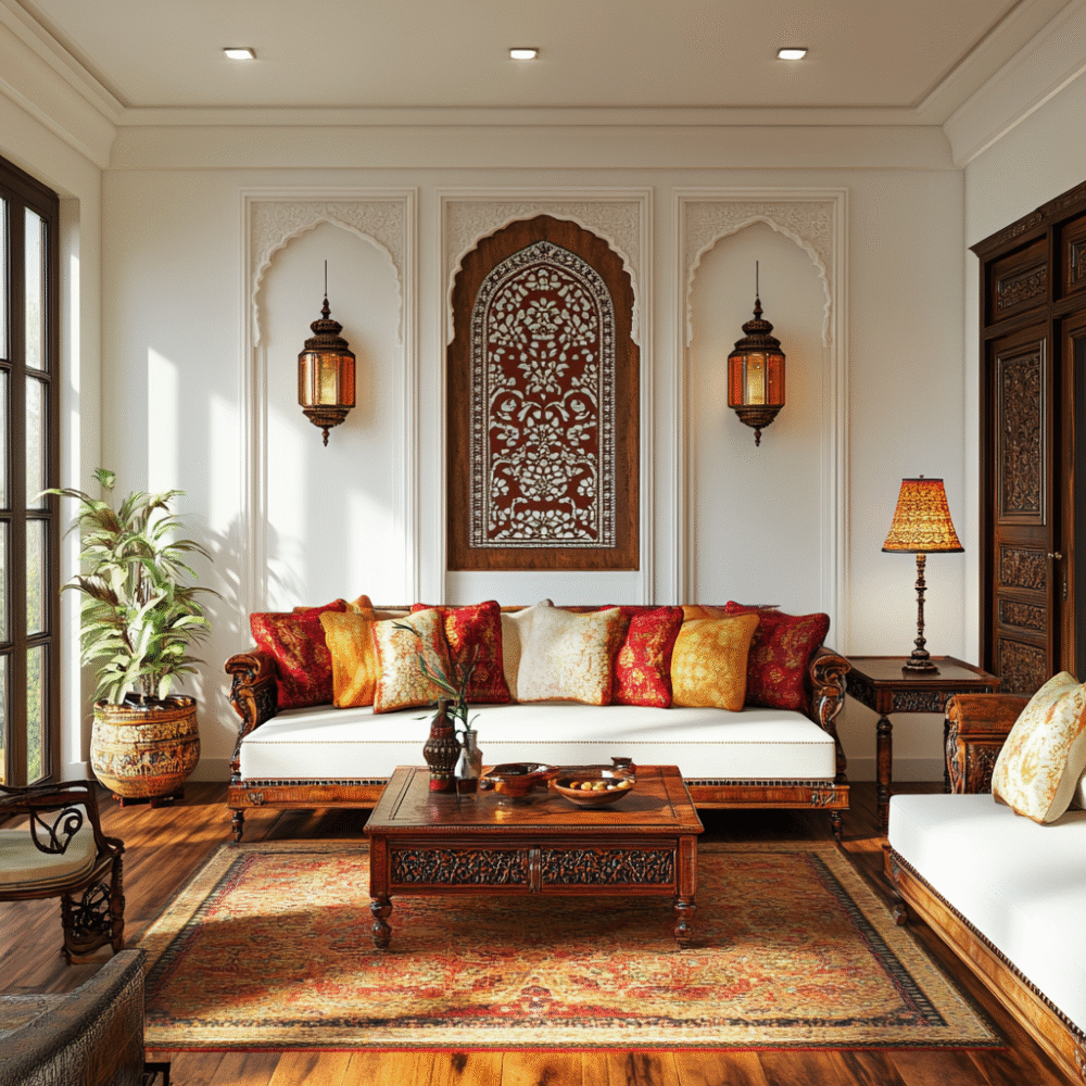 Traditional Wall Molding Wall Design for Living Rooms