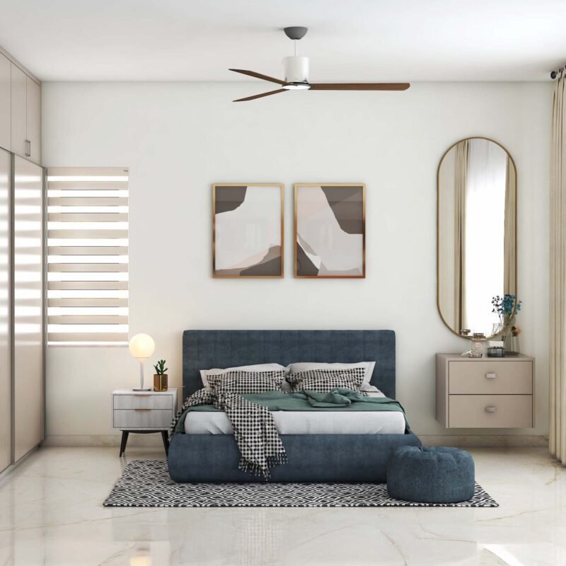 Modern Flooring Design With Glossy Marble Finish in Beige