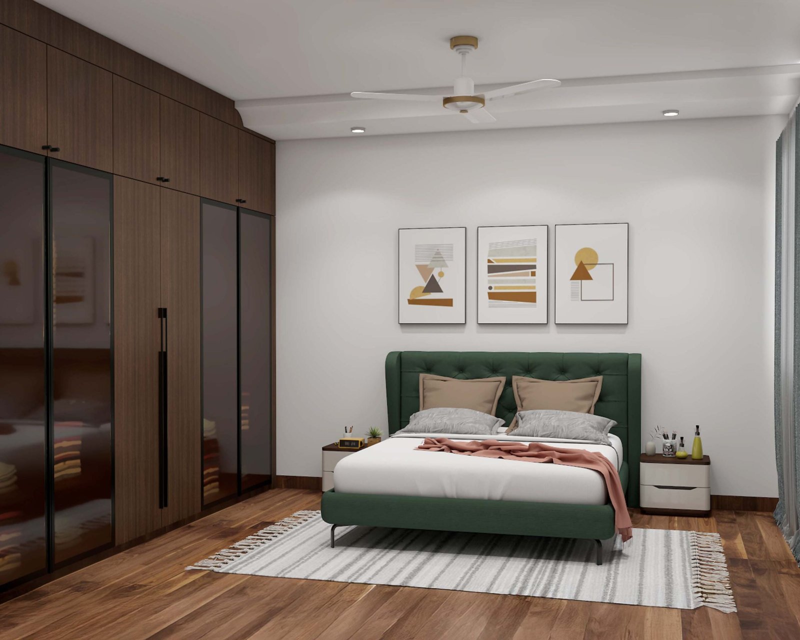 Modern Wooden Flooring Design With Engineered Wood Planks