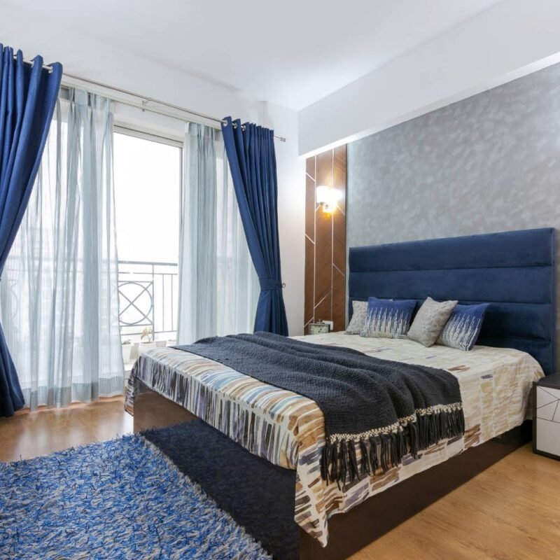 Contemporary 2BHK Flat Design with Space-Saving Furniture