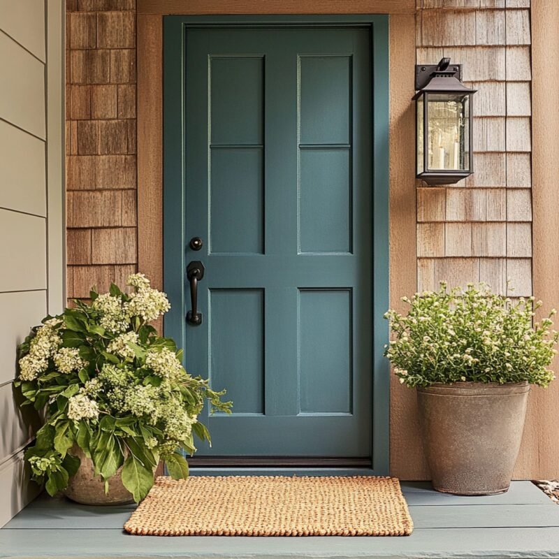Traditional Swing Door Design in Matte Finish