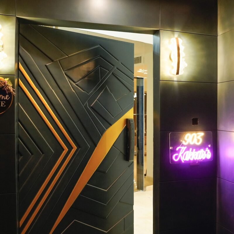 Modern Matte Swing Door Design for Entrances