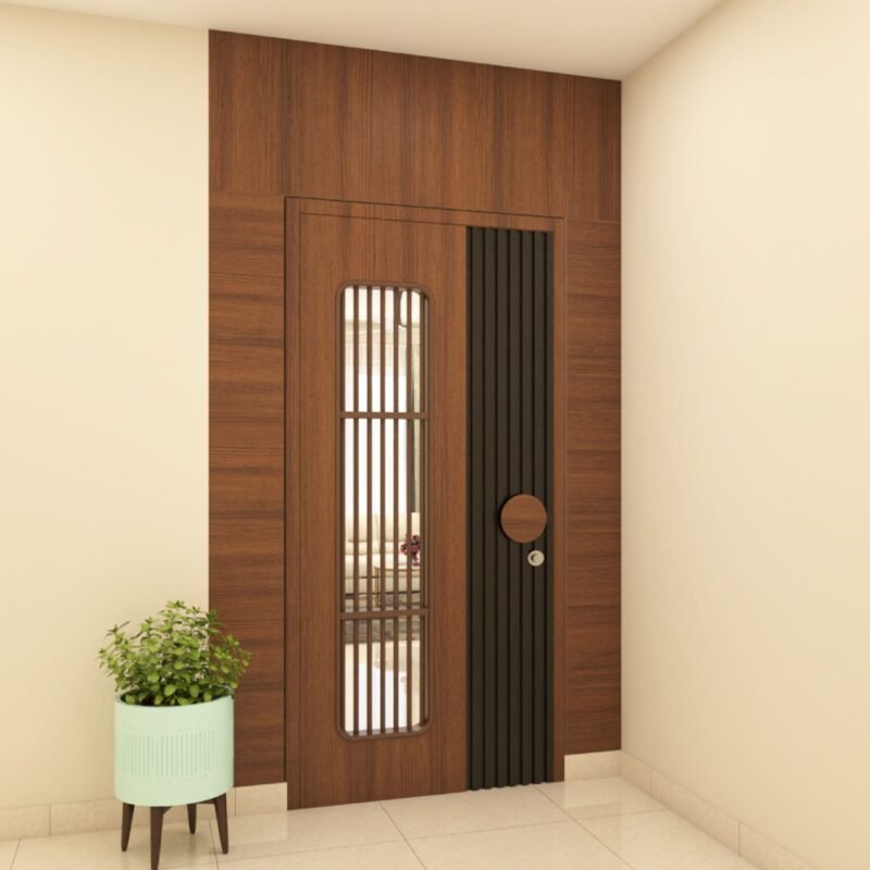 Matte-Finish Swing Door Design for a Modern Entrances