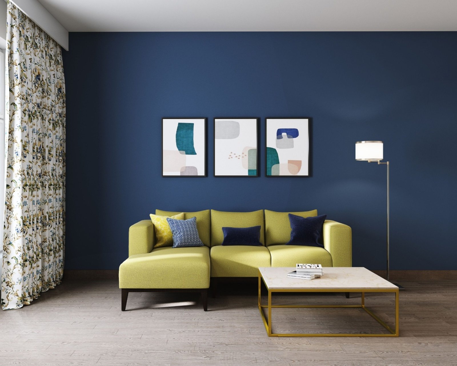 Contemporary Light Brown Flooring Design with Matte Finish