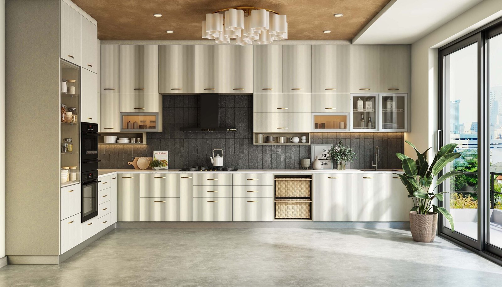 Contemporary Grey Seamless Flooring Design with a Raw Concrete Aesthetic