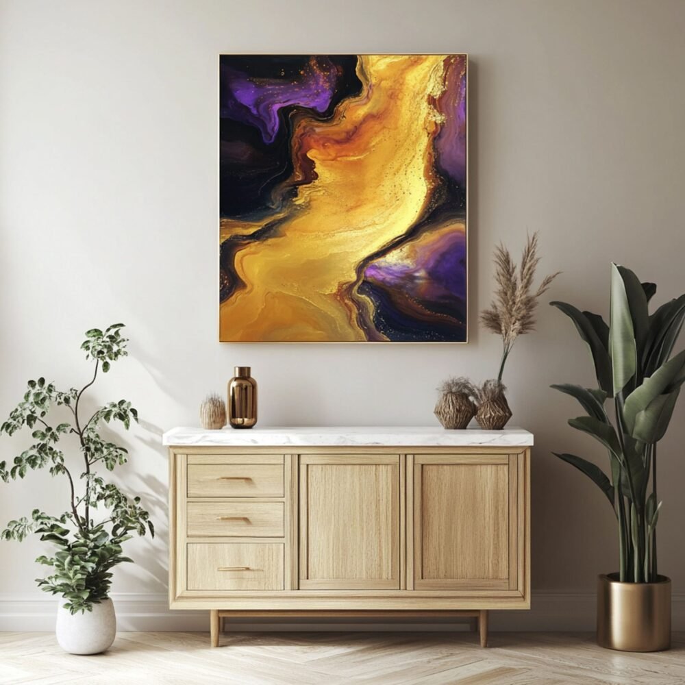 Contemporary Foyer Design with Suede Laminate Finish Shoe Cabinet