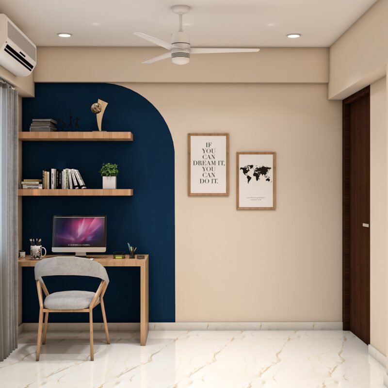 Contemporary Home Office Design with Study Table