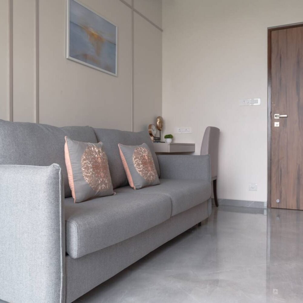 Contemporary Grey Rectangular Flooring Tiles Design