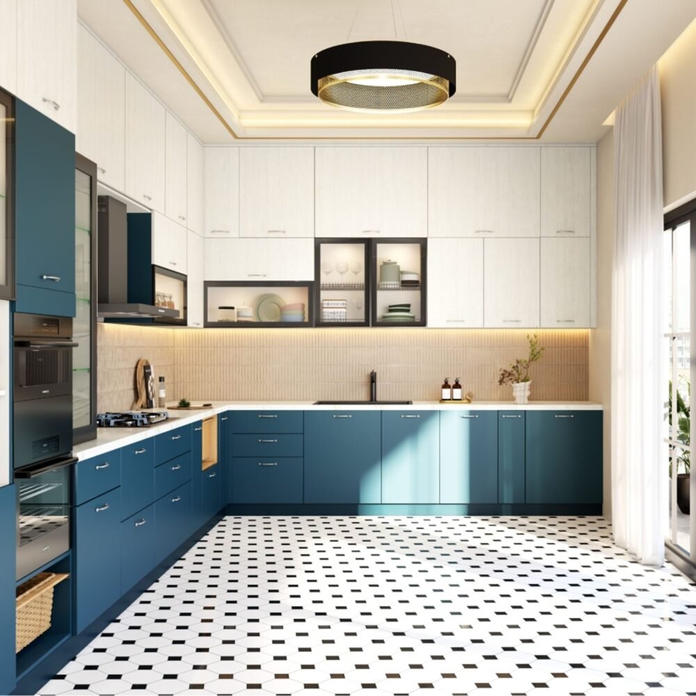 Classic Single-Layer Gypsum False Ceiling Design with Painted Finish