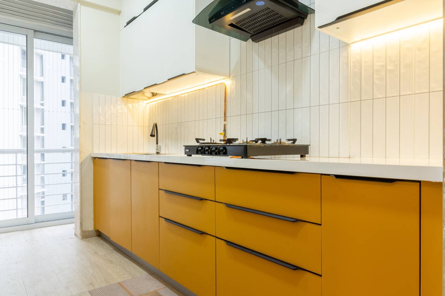 Modern Cream Matte Finish Ceramic Tiles Design in Rectangular Shape