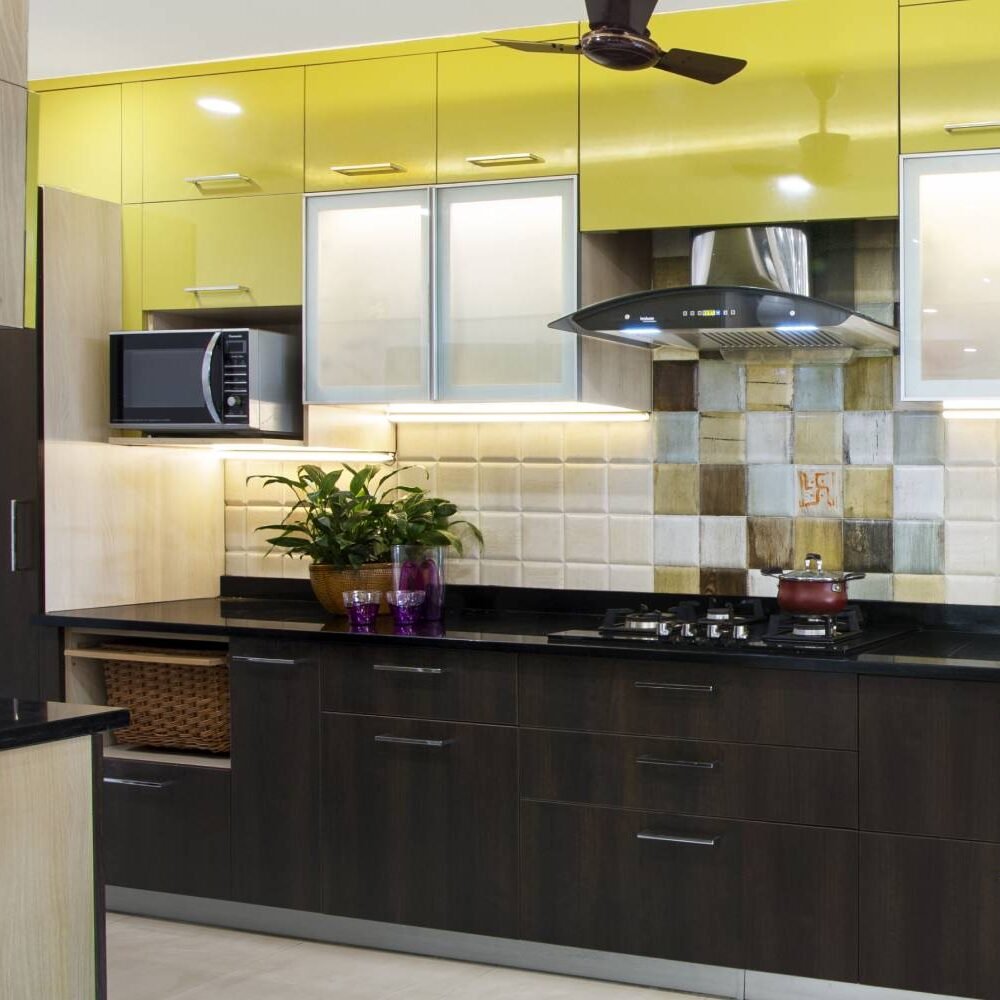 Modern 3BHK Flat Design with Swing and Sliding Wardrobes