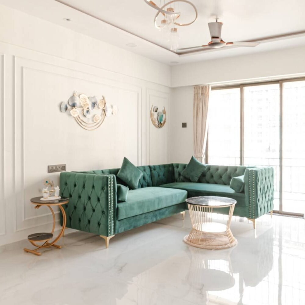 Cream Rectangular Modern Flooring Tiles Design