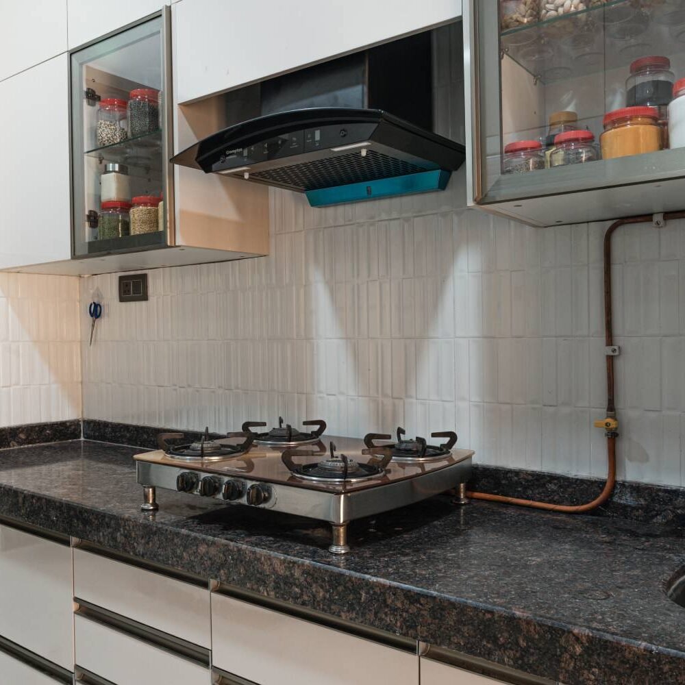 Contemporary Grey Matte Ceramic Tiles Design for Kitchen and Bathrooms