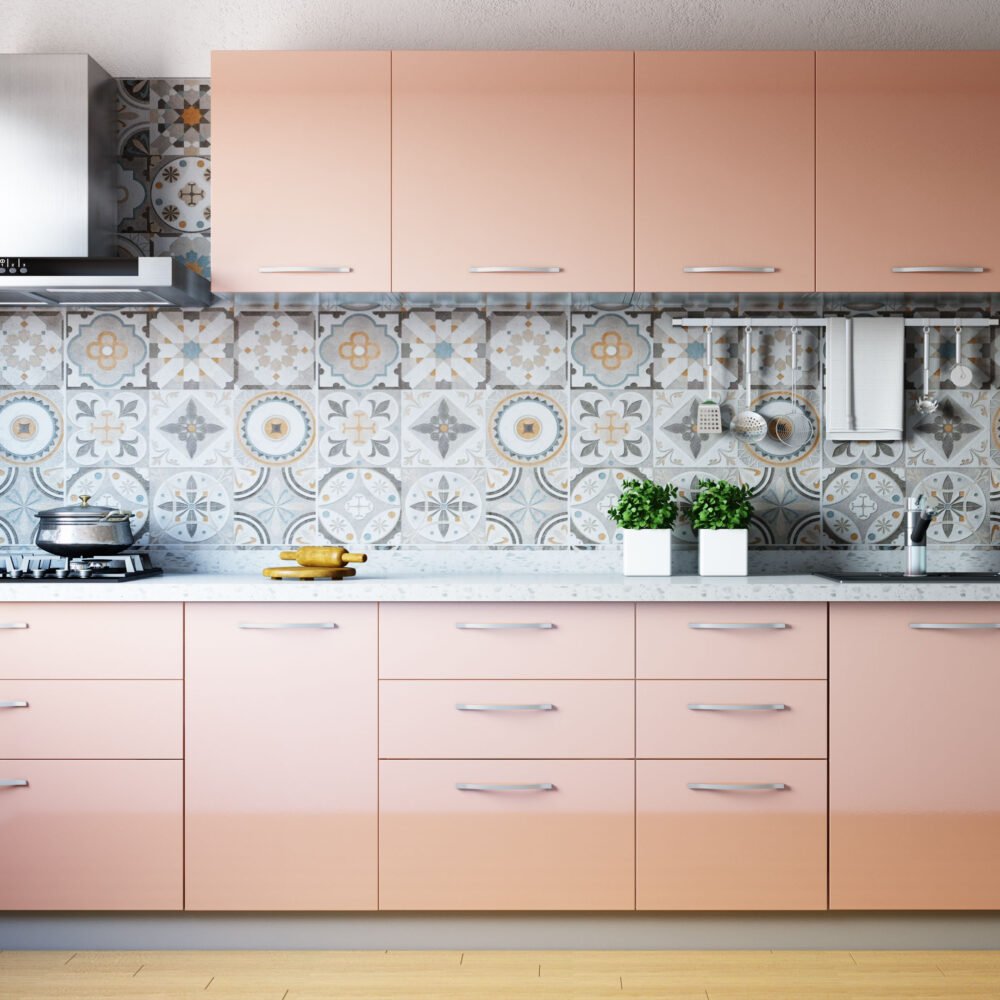 Multicolour Moroccan Porcelain Tiles Design for Kitchens