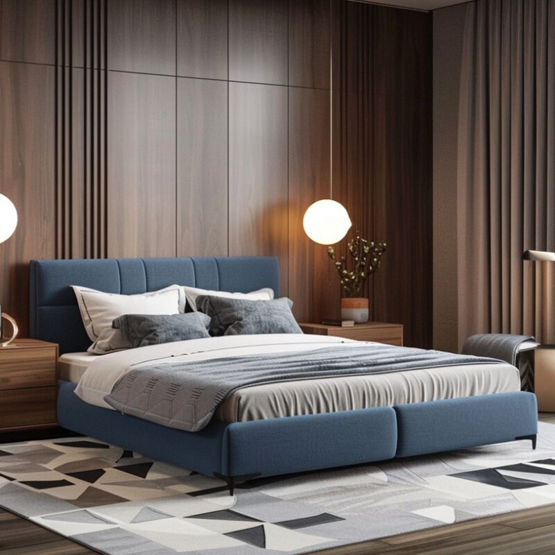 Economical Contemporary Wooden Paneling Wall Design