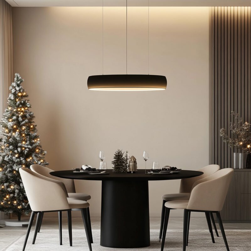 Minimal Beige Wall Paint Design with Wooden Paneling