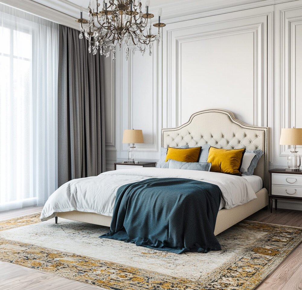 Classic White Wall Design with Molding and Paneling Details