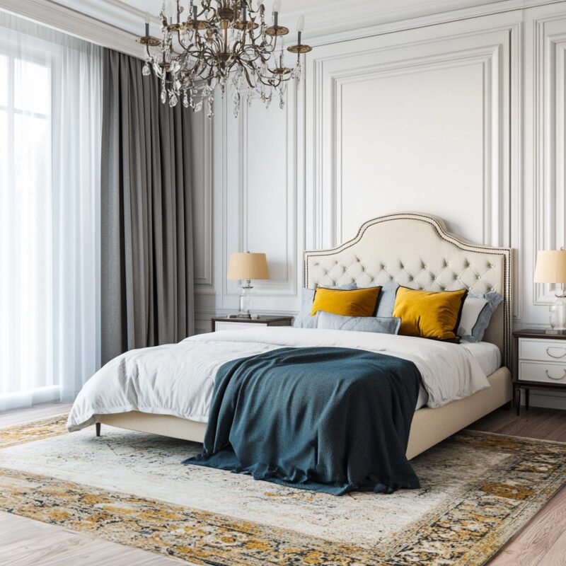 Classic White Wall Design with Molding and Paneling Details