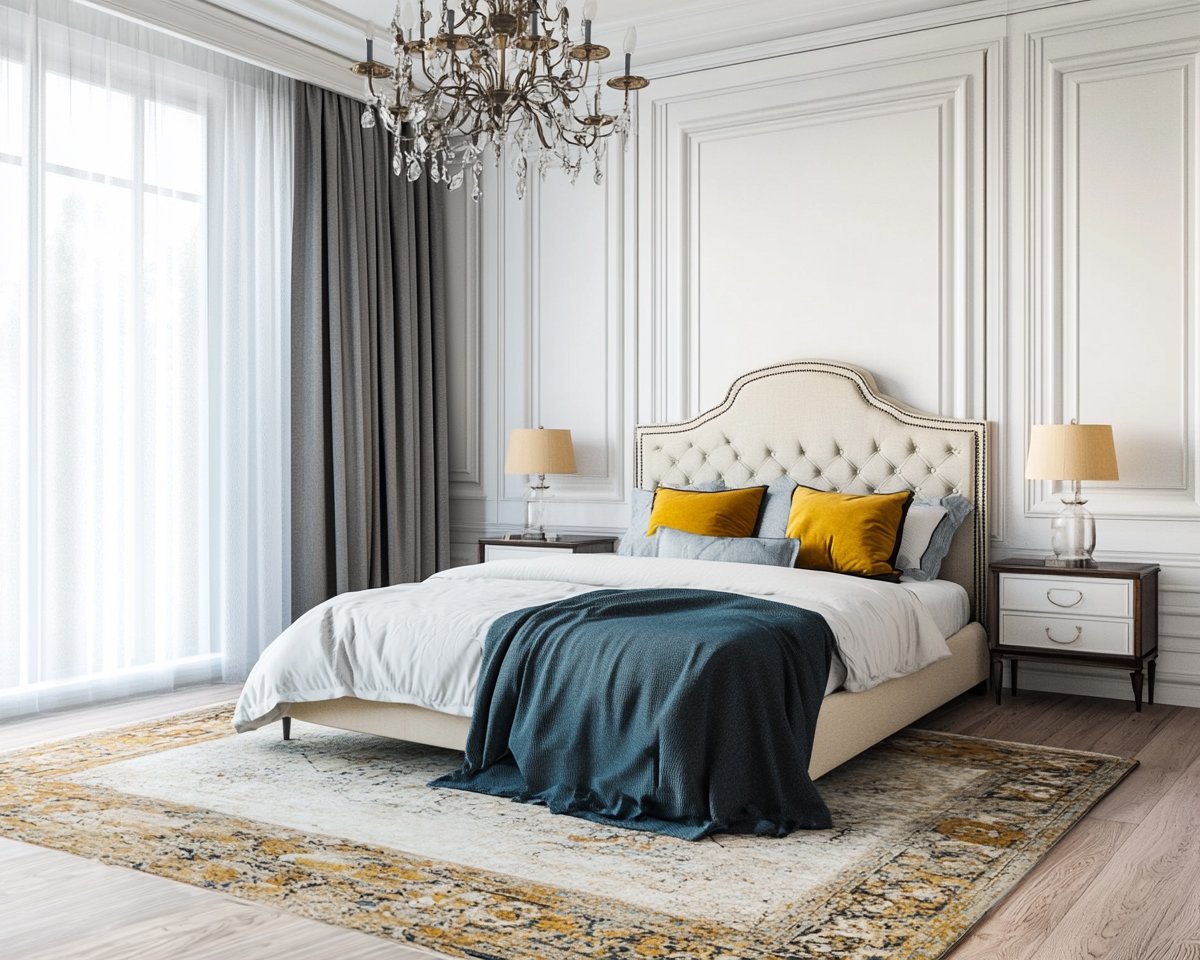 Classic White Wall Design with Molding and Paneling Details