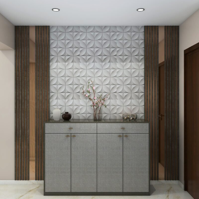 Contemporary 3D Wall Panels Wall Design with Vertical Strips