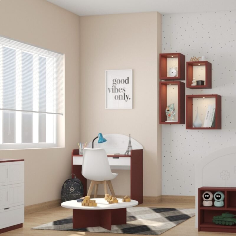 Modern Beige Wall Paint Design with Photo Frame for Home Offices